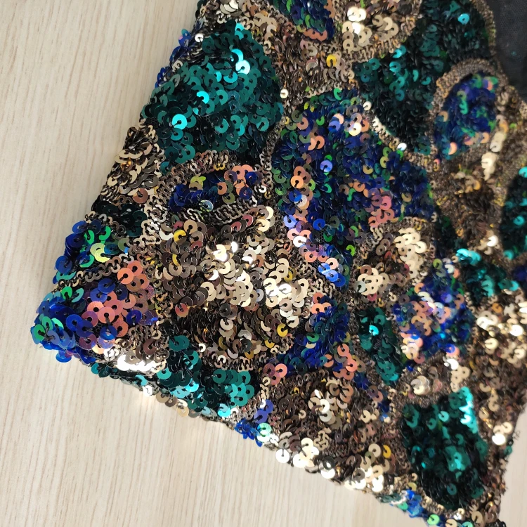 TURKEY sequins beaded long sleeves women evening 2023 NEW