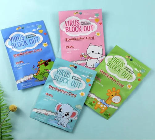 domestos bleach virus block out card chlorine dioxide effervescent tablet