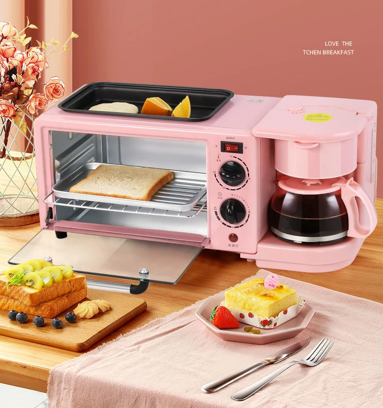 Household Multifunctional Automatic Breakfast Machine Coffee Maker 3 In 1 Breakfast Makers