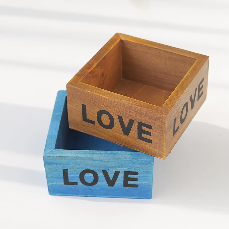 wooden stand glass plant terrarium container glass vase with wood base flower pot holder indoor decorative pots planters