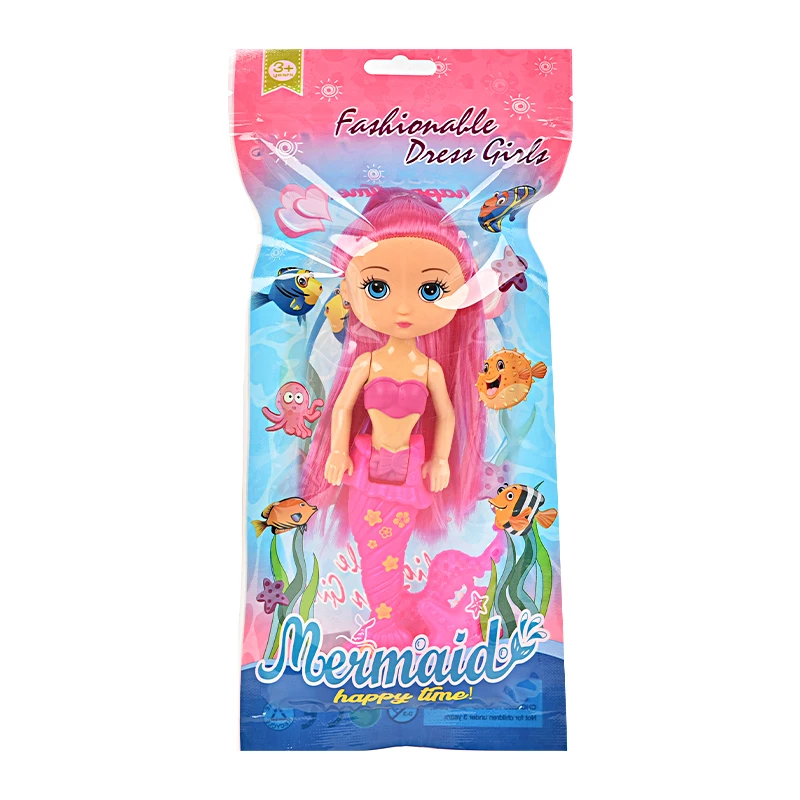 Wholesale 6 Inch baby doll toy set fashion little girls doll play set