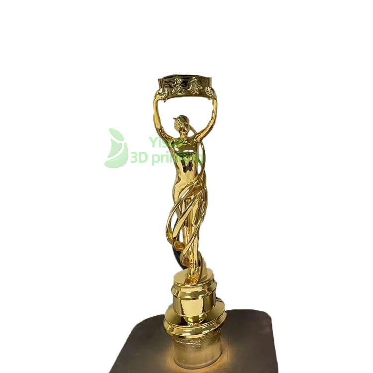 Small minimum order volume manufacturers direct 3D printing SLA resin paint spraying trophy decoration fast prototype model