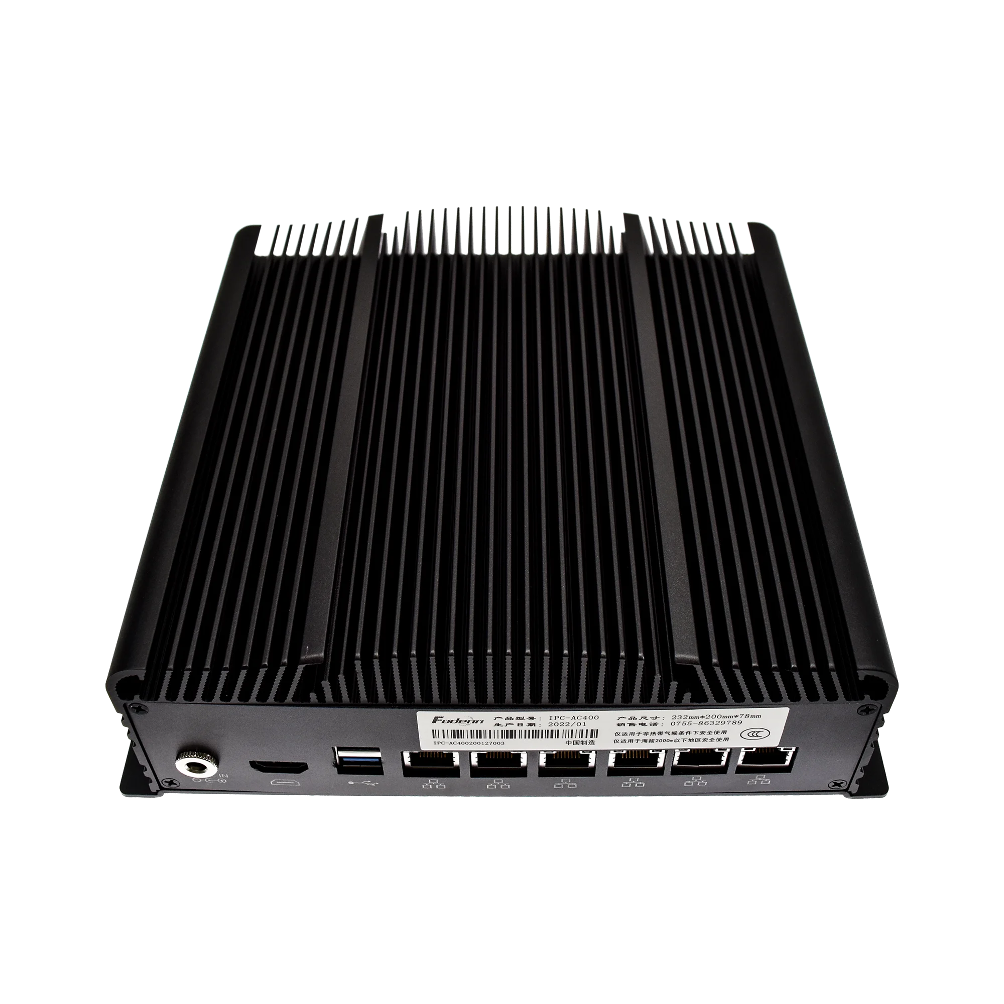Fodenn Tigerlake-U Intel Core 11th Gen Windows/Linux Machine Vision HMI Control Industrial Computer
