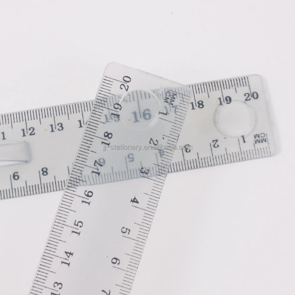 Safety Ruler 20cm Plastic for School Student Office Supplies Drawing Tool