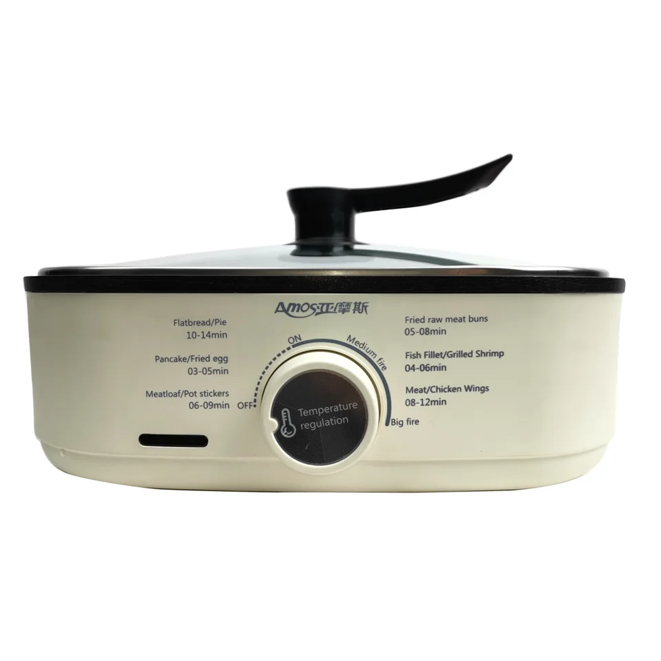 Amos Electric 1300w muti-fuction portable pizza maker and mobile electric pizza making machine pizza pan