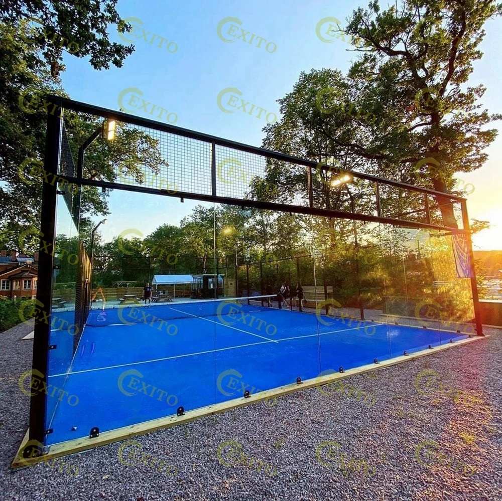 2022 Wholesale Large Quantity Factory Price Outdoor Panoramic Padel Tennis Court Paddle Tennis