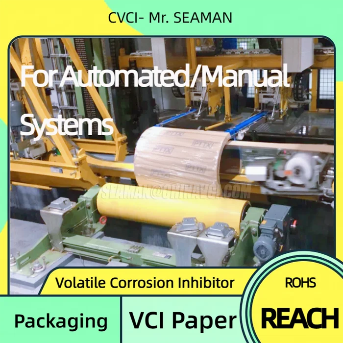 CVCI Mr. SEAMAN anti corrosion kraft paper vci woven laminated paper antirust rustproof packaging vci paper