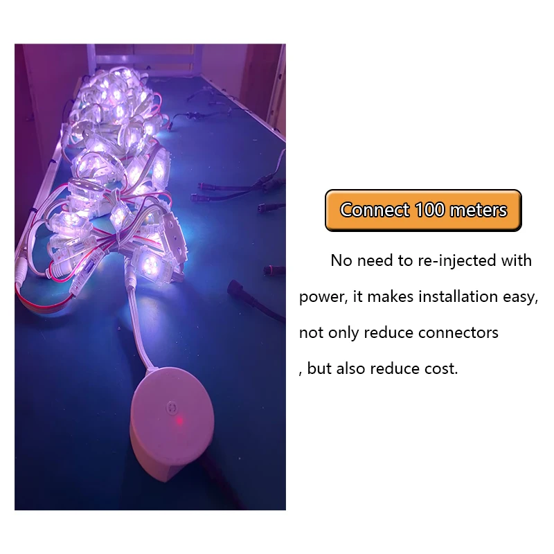 Permanent Outdoor Christmas Point Lights Modules For Roof And Eaves Decoration White Track Rgbic Led Exterior Home Lights