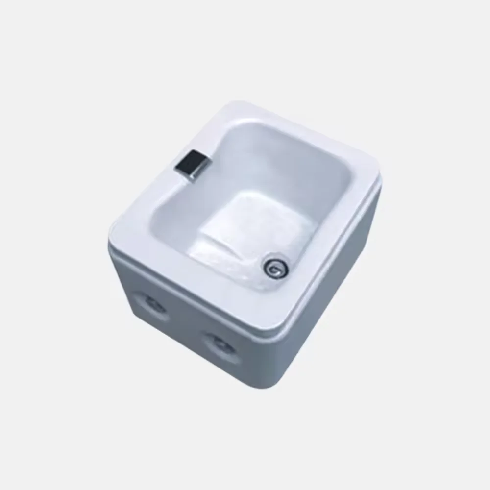 Hot Sell Modern Luxury Soak Massage Foot Spa Pedicure Sink Acrylic Foot Massage Pedicure Spa Basin Bowl With Drain Furniture