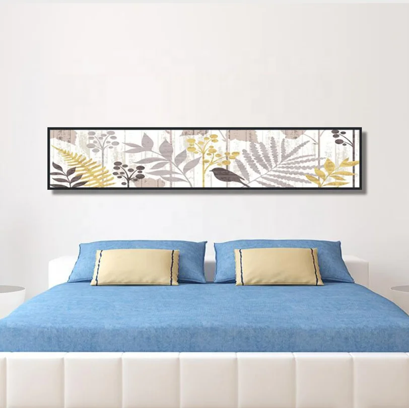 Cartoon plant bedroom canvas painting wall paintings canvas art home canvas painting for living room