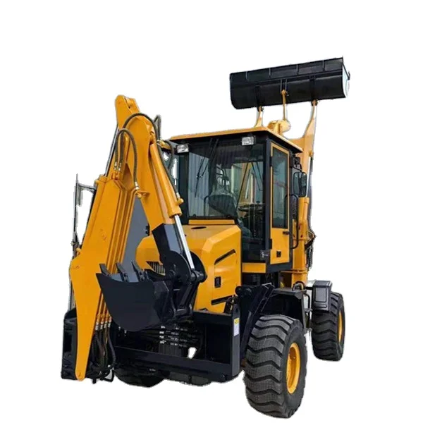 FREE SHIPPING Retroexcavadora 4X4 Backhoe Loader Ce Euro 5 Epa Digger Loader china backhoe excavator loader