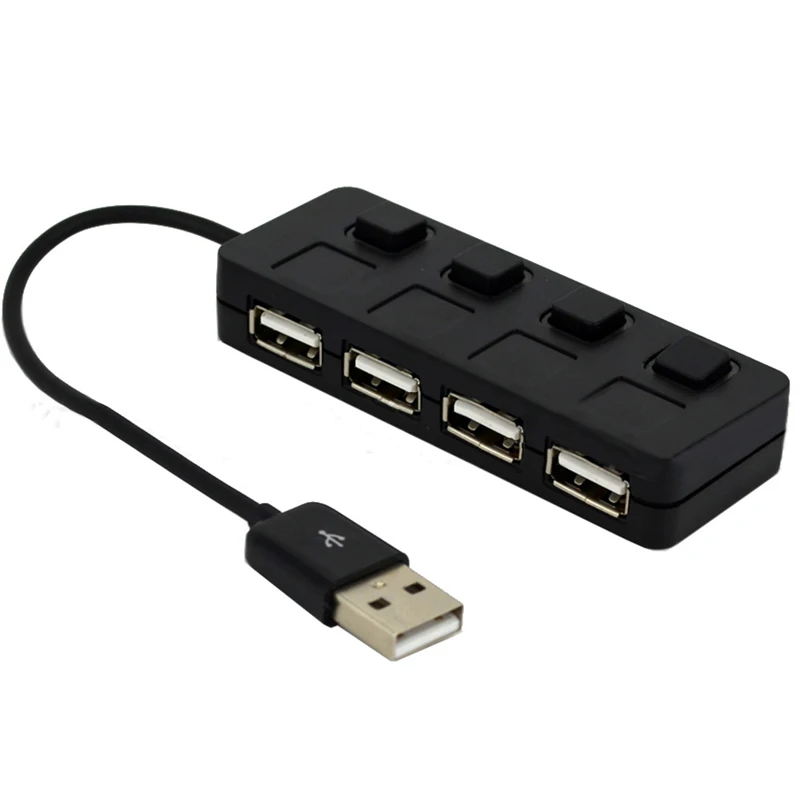 new design cute usb port mini portable usb hub 3.0 usb 3.0 4 port hub with independent switch