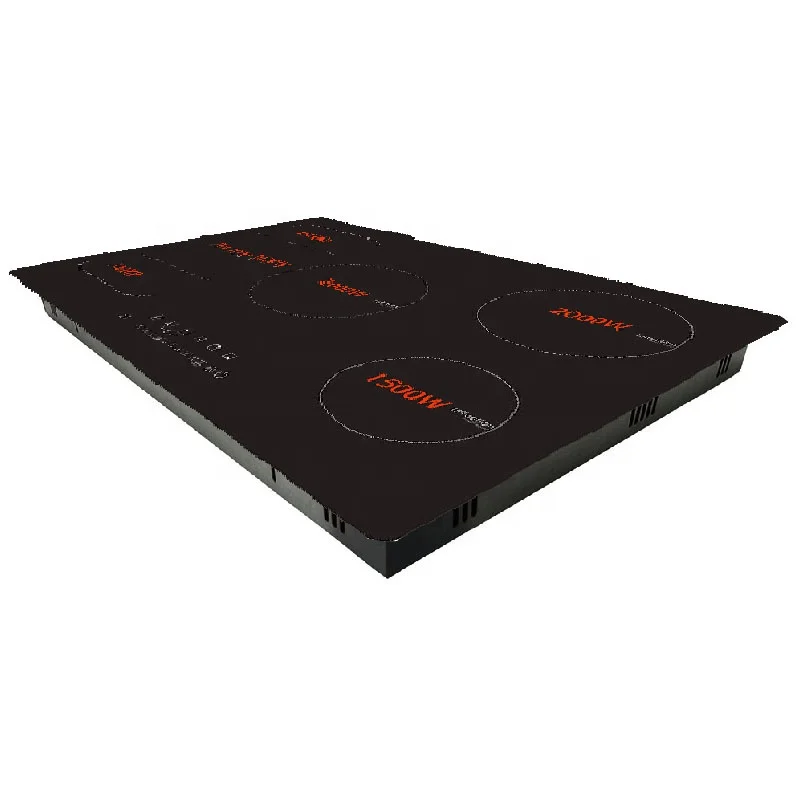 five Burner induction cooker Built-in electrical hob free zone