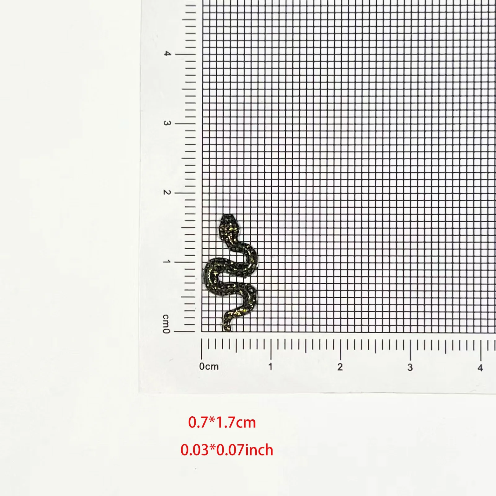 Paso Sico Hot Selling Simulation Halloween Resin Small Colorful Snake Punk Shiny DIY Nail Art Charms for Women Manicure Design