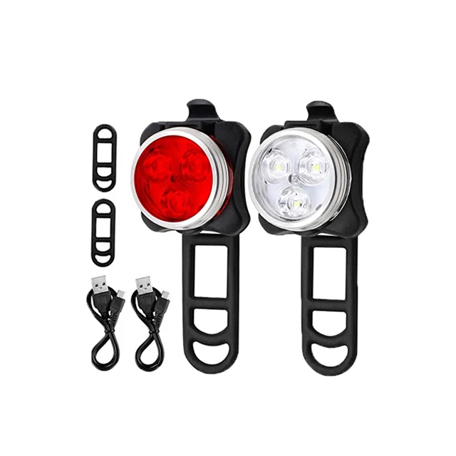 accesorios luces luz de para bicicleta Super Bright bicycle accessories led Bike Lights Set bike led lights