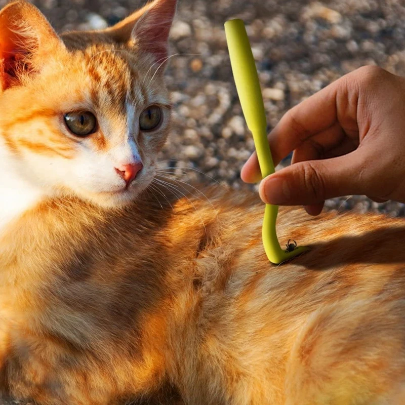 Wholesale Plastic Portable Hook Louse Flea Scratching Remover Horse Human Cat Dog Pet Supplies Tick Remover Tool Set