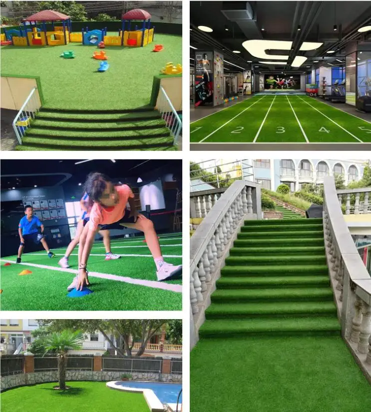 Artificial carpet syntetic grass turf fake grass seed mat cesped artificial grass