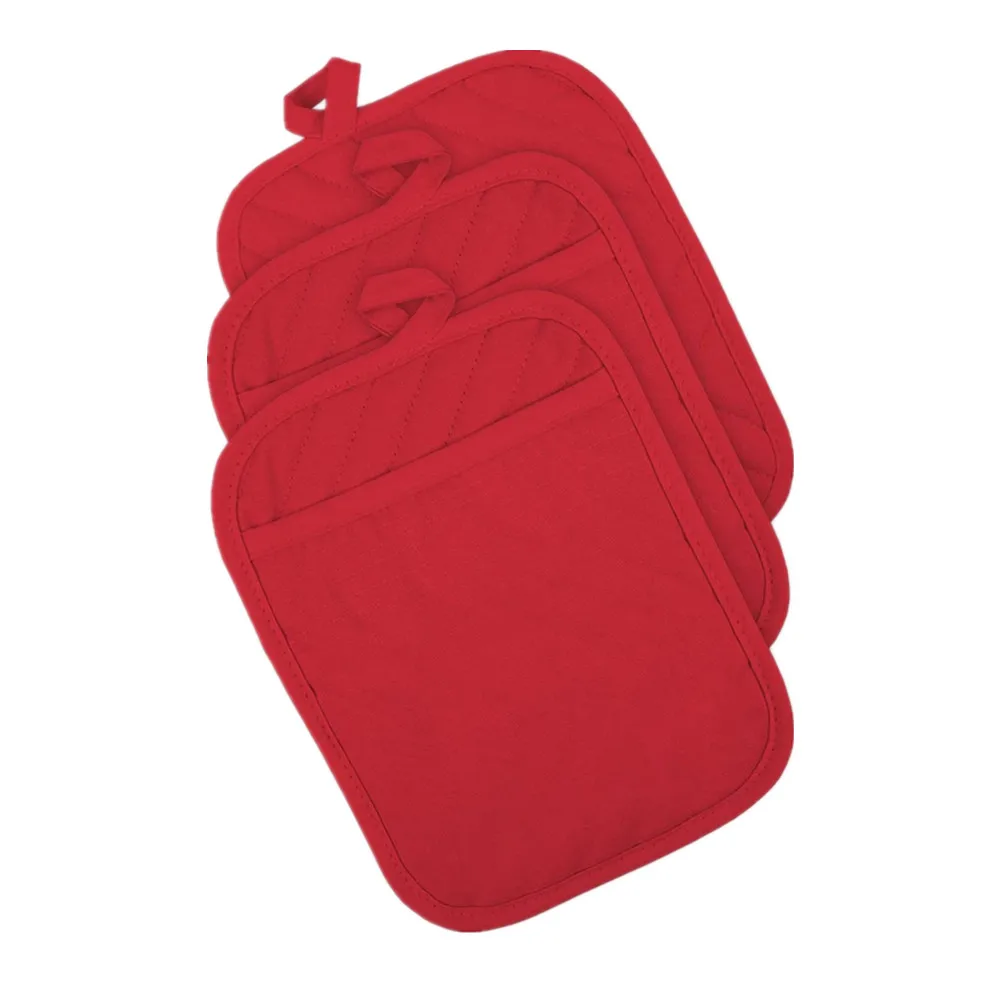 Держатели для кухонных кастрюль, карманные держатели для жаропрочных кастрюль, хлопковые Горячие прокладки для защиты стола