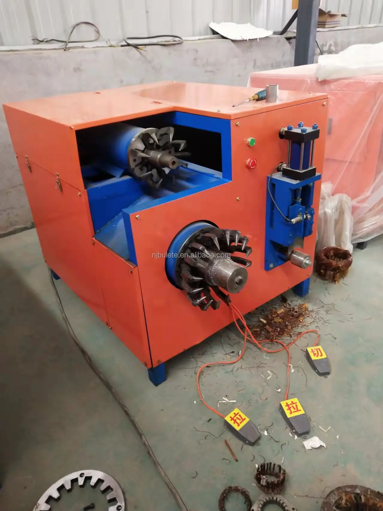 Buqinte CTD10 Скрап электрическая медный мотор резки статор демонтаж машина по переработке