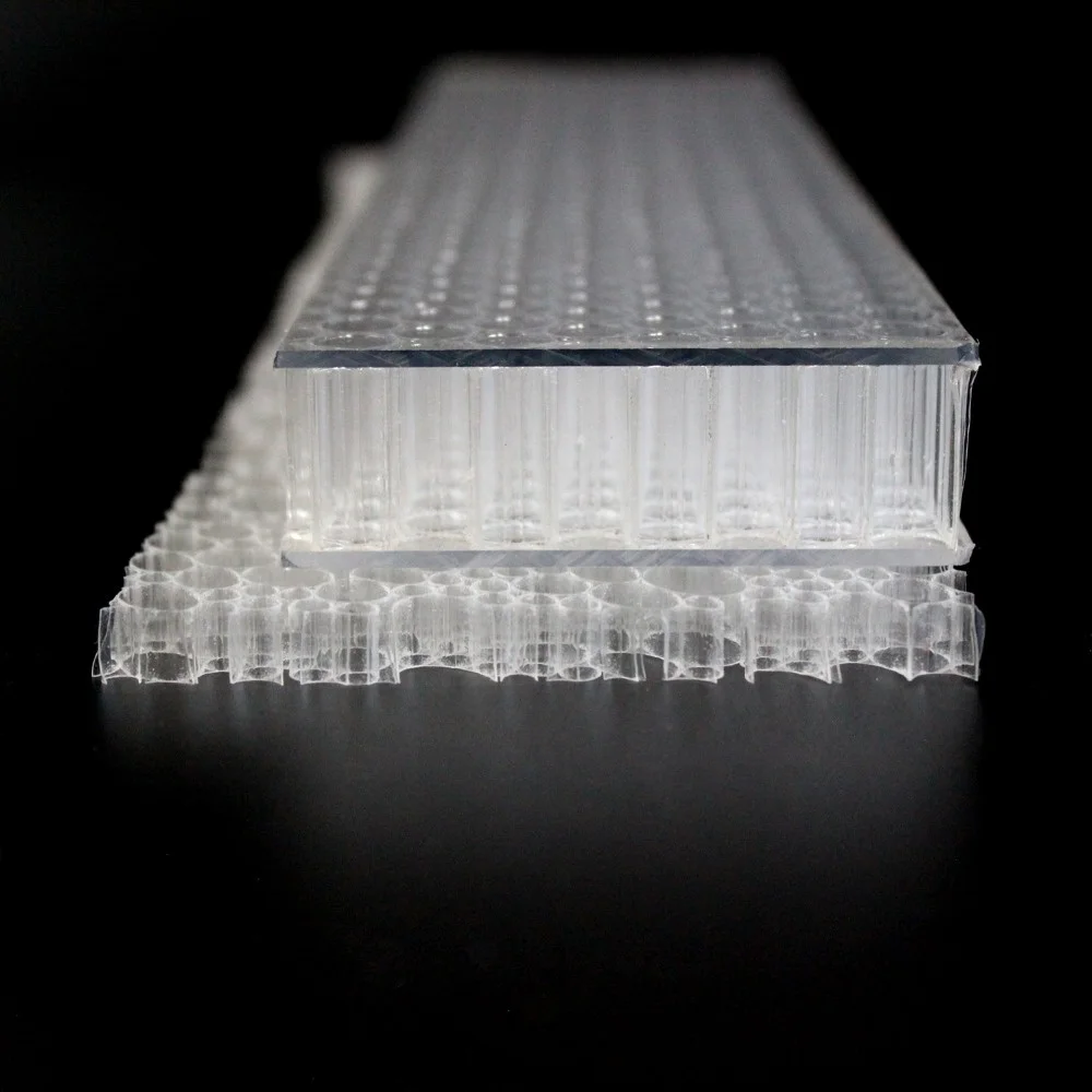 Acrylic Surface Plastic Sandwich Polycarbonate Honeycomb Core Panel for Indoor Decoration Wall Panel Building Material