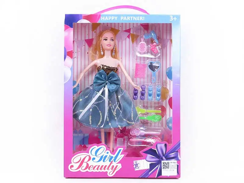 Jinming 2024 New Girl Toy Wardrobe 11inch Baby Doll Toy Set for Kids Gift Mini Fashion Cartoon Dolls Plastic Toys