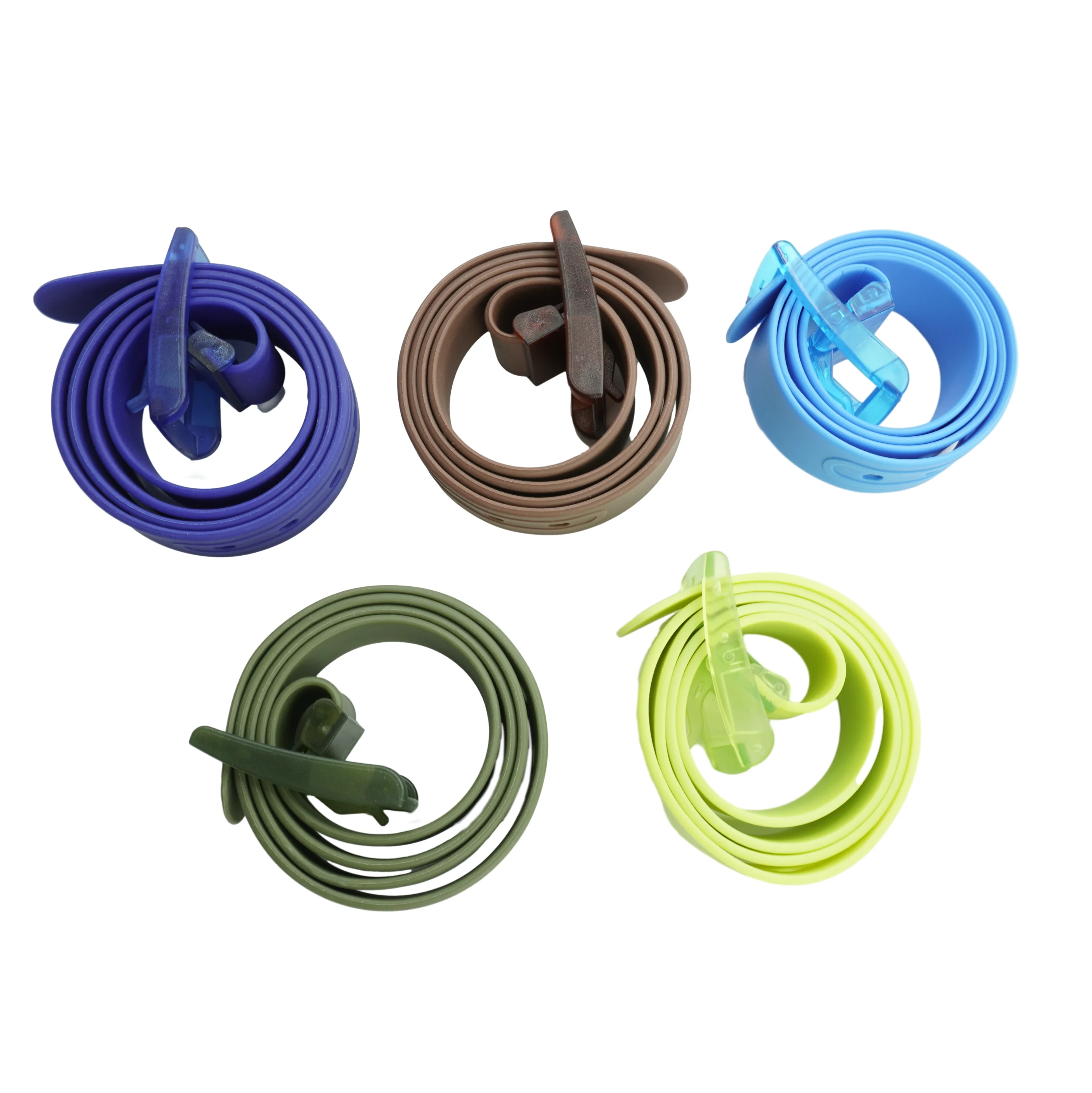 Фабричная пластиковая пряжка, разноцветный силиконовый ремень для гольфа, модные резиновые ремни с пряжками из сплава