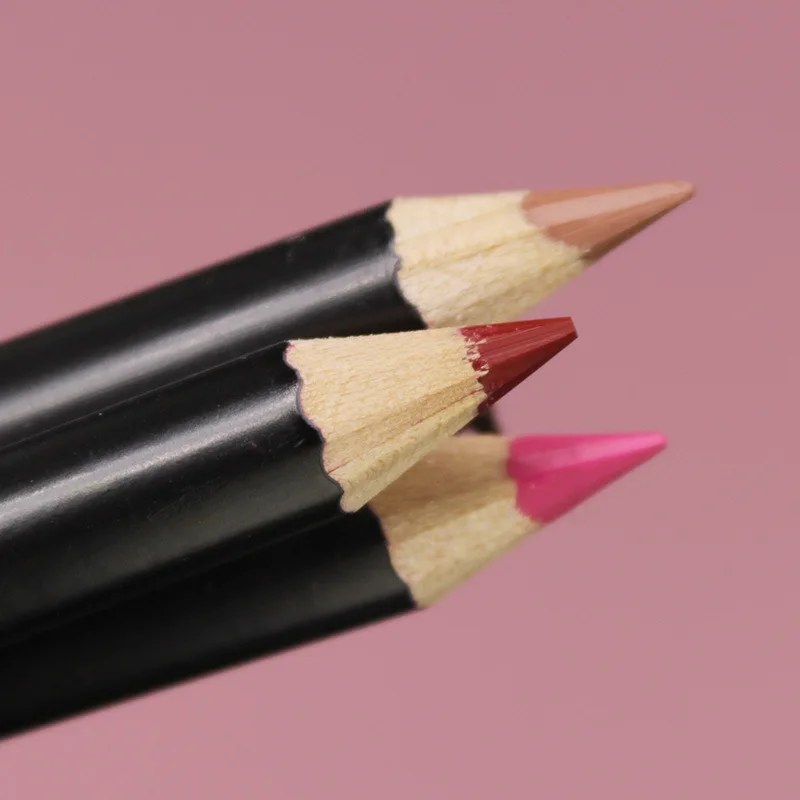 OEM Cosmetic cruelty free luxury pink lip liner private label pigmented colored eyeliner lip liner pen