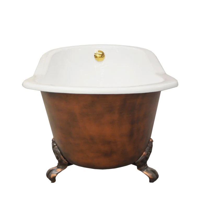 Sipper Cast Iron Bathtub On Imperial Feet