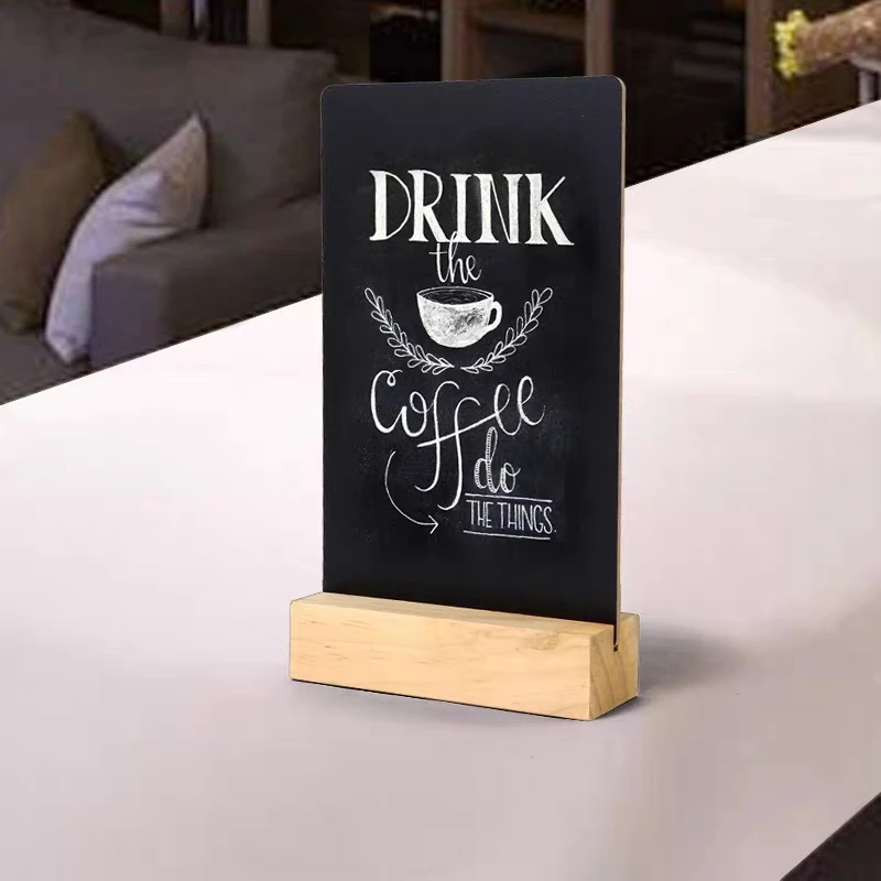 Solid Pine Wood Outdoor Sign Standing Chalkboard a frame chalkboard