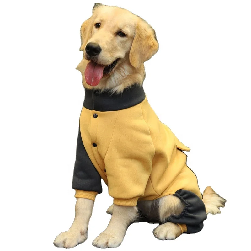 Одежда для собак осень-зима золотистый ретривер среднего размера большая собака для питомца весна-осень большая собака Лабрадор четырехугольный зимний толстовка с капюшоном
