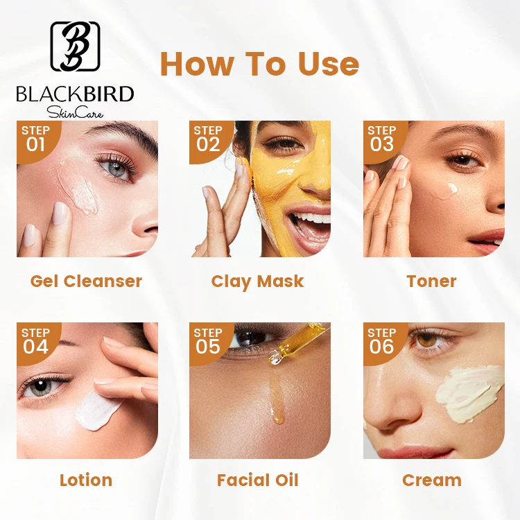 Private label Korea Cosmetic Available Whitening Brightening Anti-aging Glowing Turmeric Face Skin Care Set