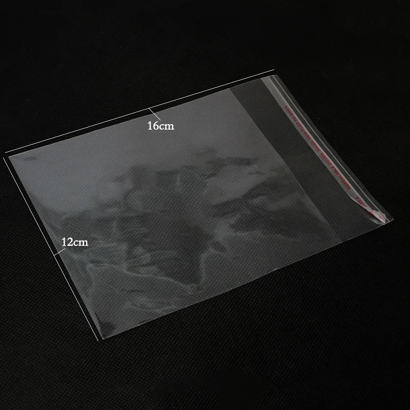 Crystal Clear Plastic Self Adhesive Seal Plastic Bag OPP Packing Storage Bags for Cards & Envelopes