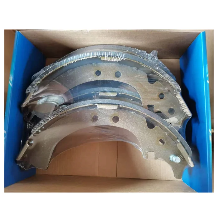 Auto brake system spare parts wear-resistant semi-metallic rear drum brake shoe for cars