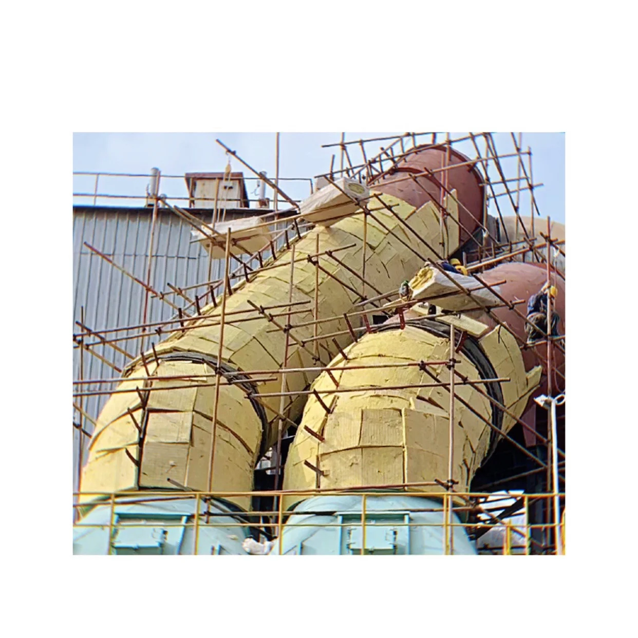 Mineral Rock Wool Thermal Insulation 100Kg/M3 Rock Wool With Wire Mesh Compressed Rock Wool Board