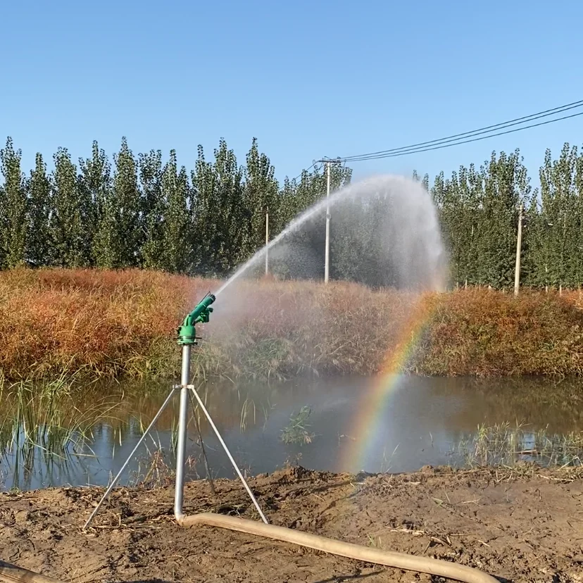 High Quality Metal Rain Gun Sprinkler With Adjustable Angle And Rotating Spray Gun Suitable For Agricultural Irrigation Systems