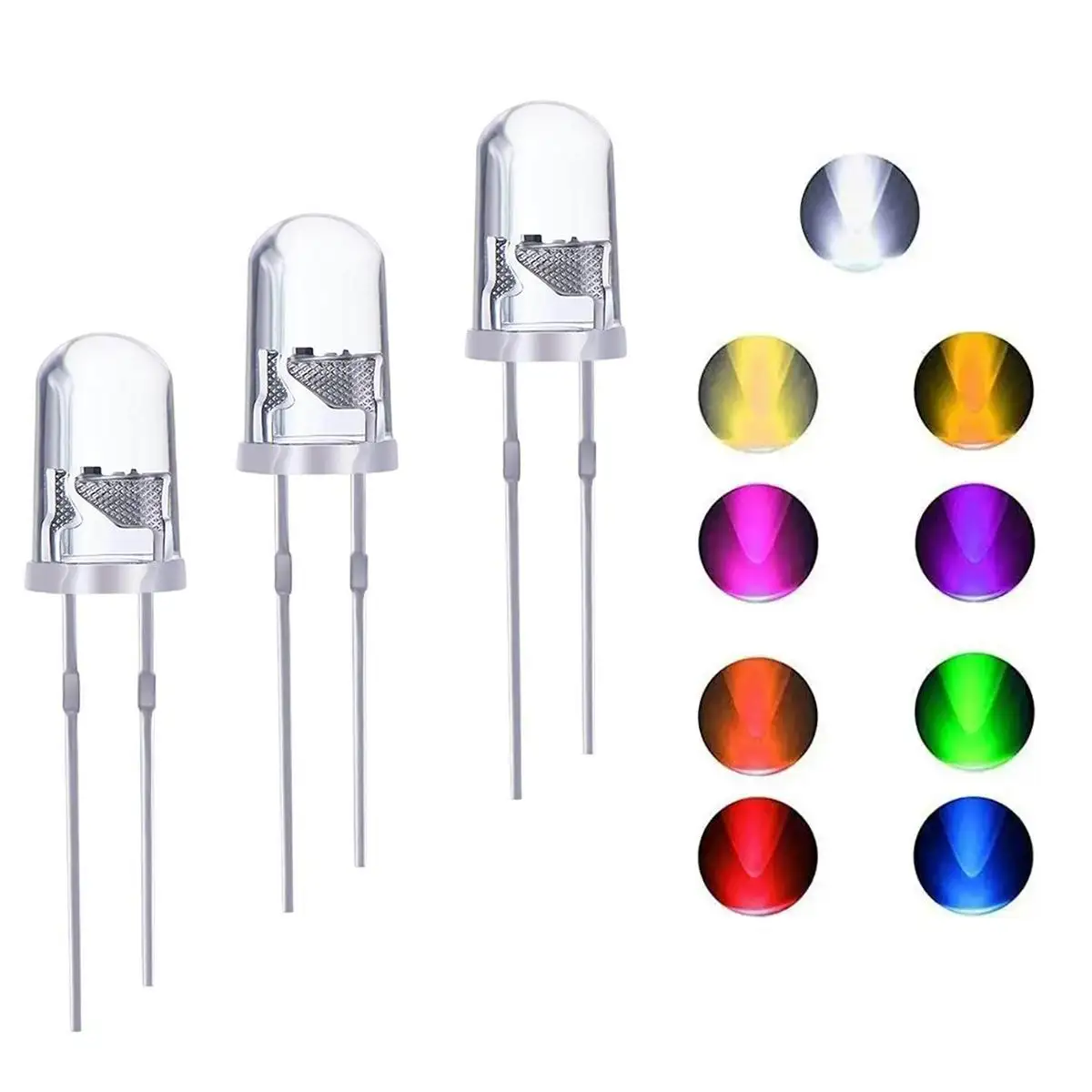 led diode Dip Led Light  3mm 5mm 8mm 10mm Through Hole Led Support Customize RGB