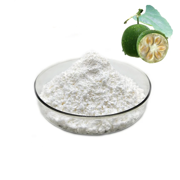 Factory Supply Plant Extract Luo Han Guo Monk Fruit Extract, Mogroside V powder 25% 50%