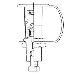 NGV1 Filling Valve Nozzle Parts for CNG Complete Kits CNG Filling Valves Auto Gas Filling Valve