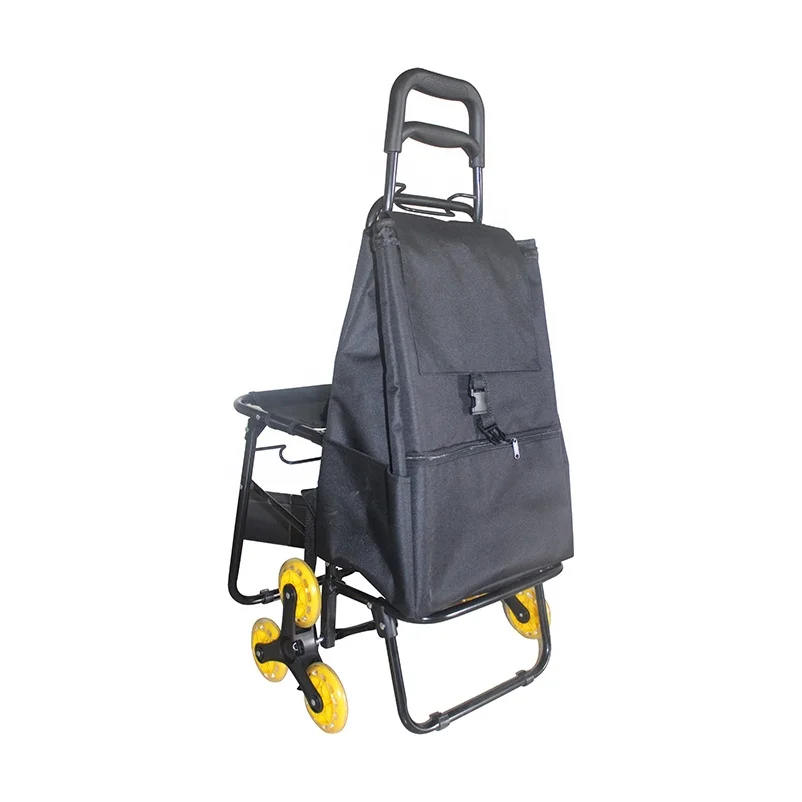 newest shopping trolley bag with seat