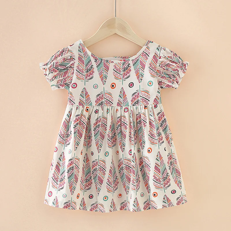 summer Latest Design Kids Floral Cute Clothing Dresses Casual Baby Girl Dress summer dress girl