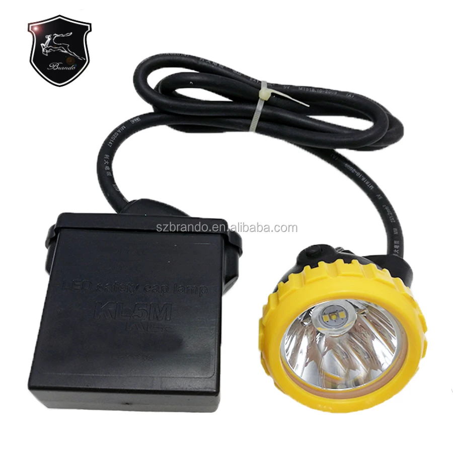 Factory IP67 KL5LM Li-ion LED Corded Cap Lamp Led Mining Lamp Led Miner Lamp