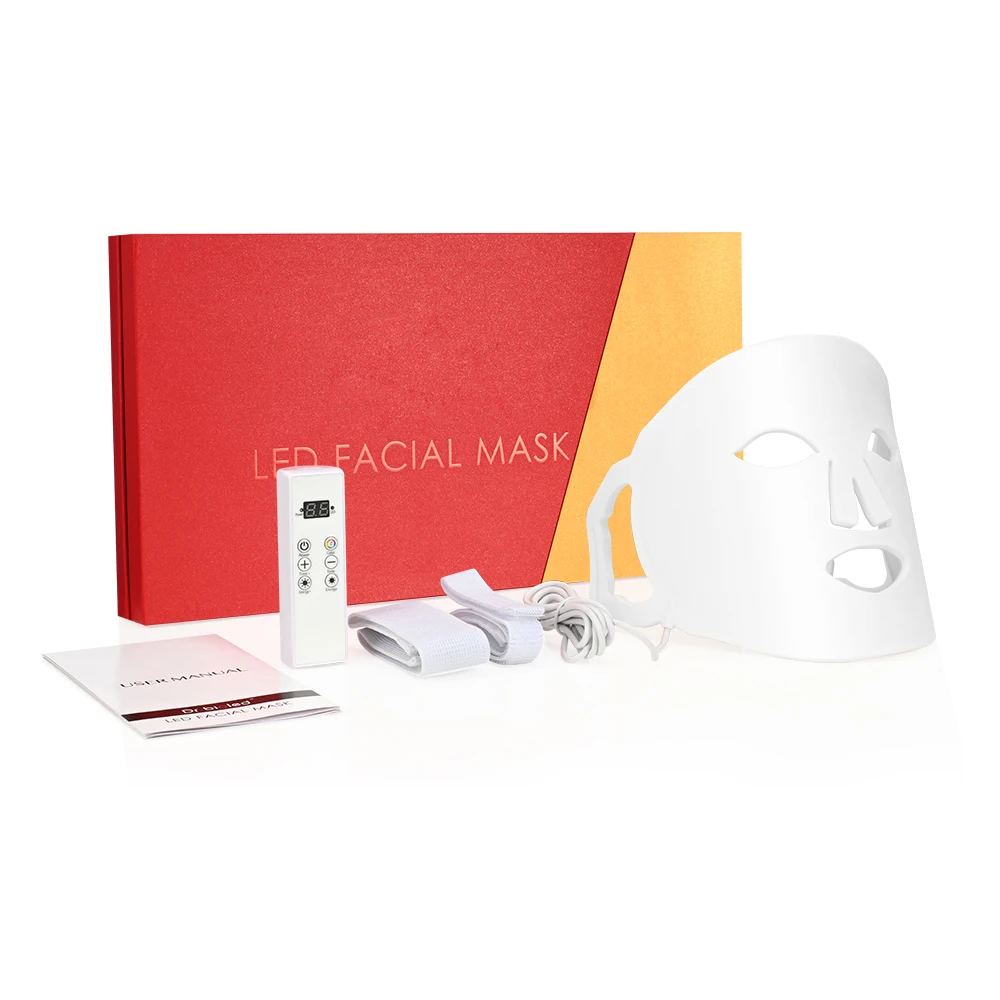 Newest Portable Led Facial Masks 660nm 850nm Physiotherapy Red Light Therapy Device For Face