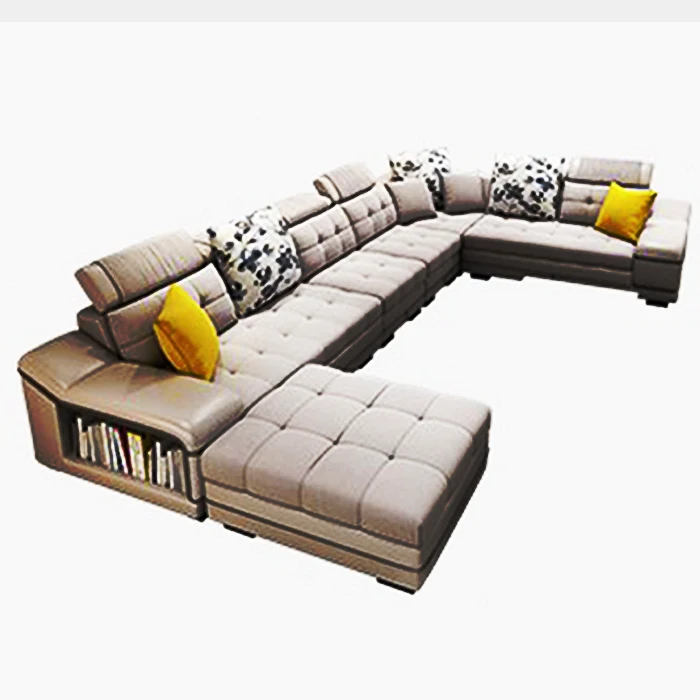 removable multifunction usb fabric luxury corner couch set furniture living room sofa