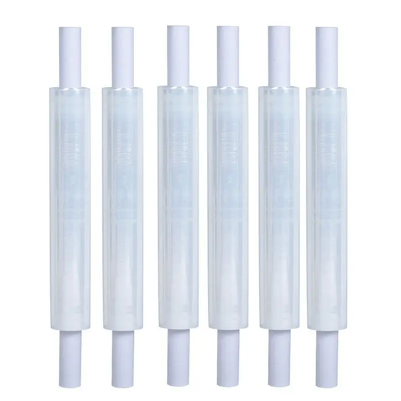 Wholesale Biodegradable Transparent LLDPE Stretch Wrap Cling Film Moisture-Proof  Packaging  pallet film plastic stretch film