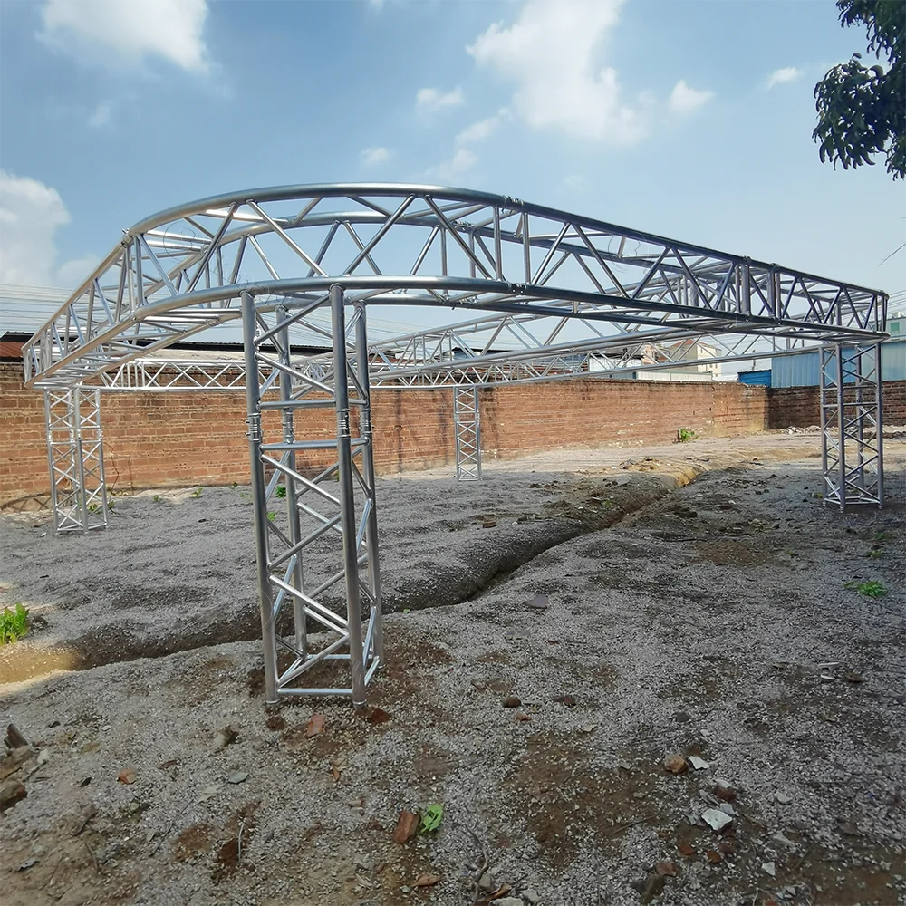 kkmark 5ft 6ft 8ft f34 f44 290mm outdoor activity event concern dj lighting stage floor roof truss aluminum system construction