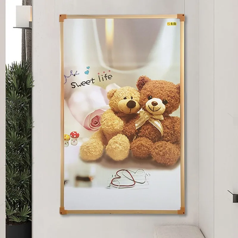 Fast Heating Ceiling Wall Mounted Electric IR Infrared panel Heater Carbon Crystal Radiant Electric Panel Heater for EU bedroom