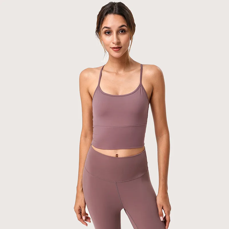 Женские дышащие эластичные прохладные майки для занятий йогой