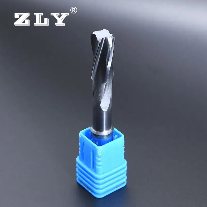 ZLY high quality Rotate right and right-cut coating 4 fluted spiral reamer carbide reamer metal cutting tools