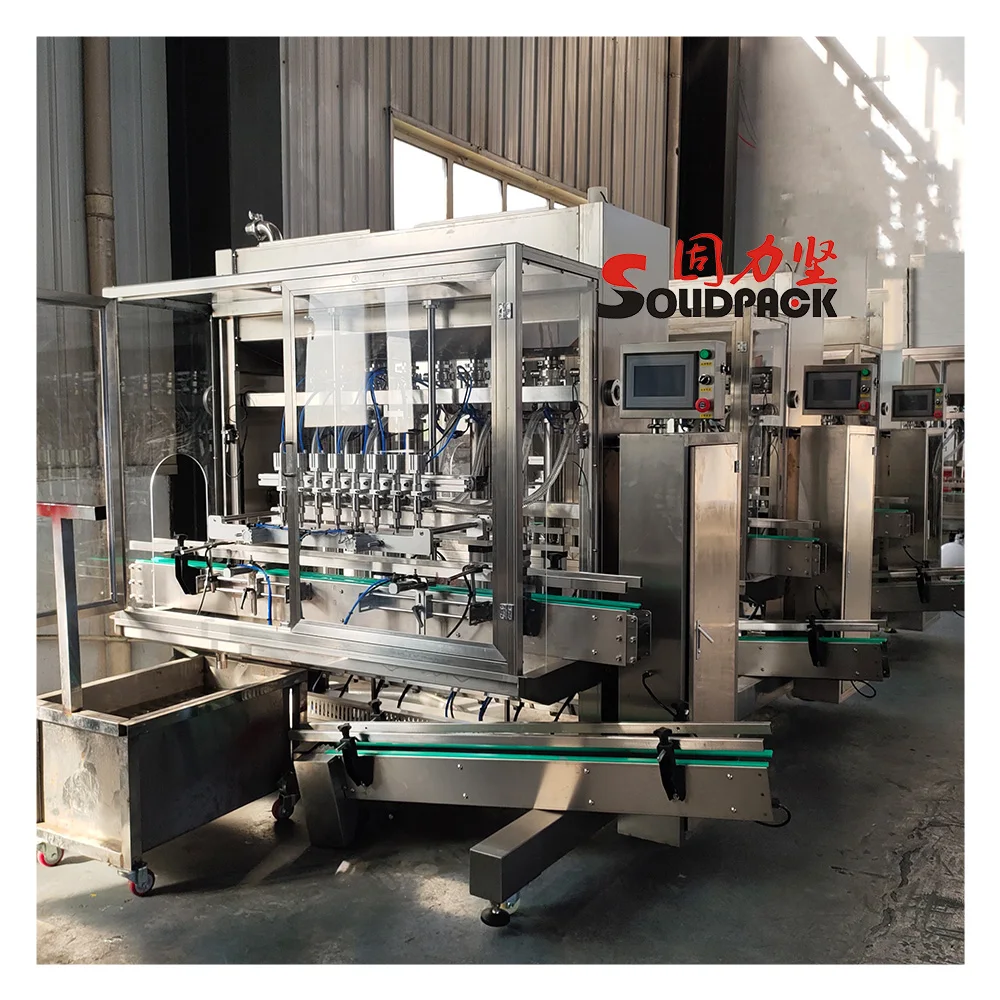Solidpack glass/PET bottle ketchup sauce tomato paste filling machine