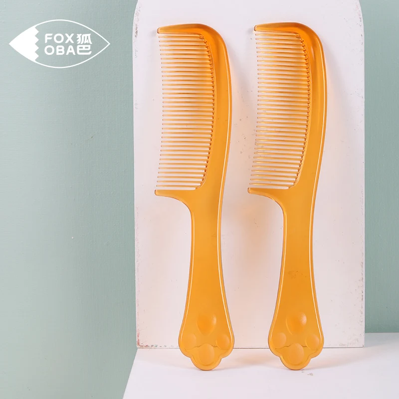 Wholesale Professional Salon Hair Styling Plastic Parting Hair Combs Custom Logo Heat Resistant For Barber Hair Cutting